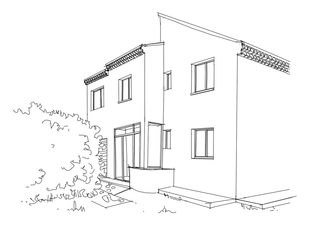 Croquis parvis existant 02